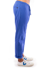 Monaco Pants - Draw Cord Waist - Colour Blue 2