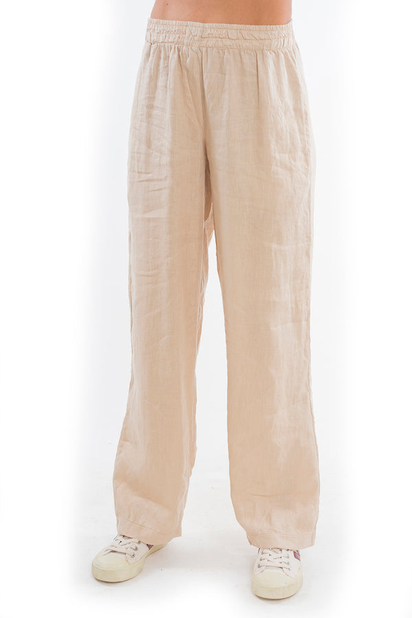 Pantalon en lin Amalfi