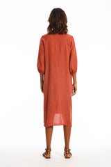 Mei Leinenhemd Kleid