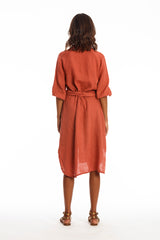 Mei Leinenhemd Kleid