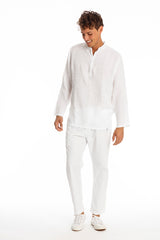 Mykonos linen shirt