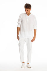 Chemise en lin Mykonos