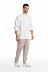 Pantalon en lin Adonis