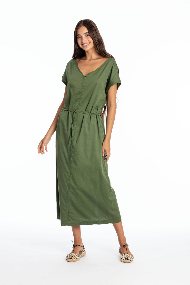 Tessa Satin Kaftankleid