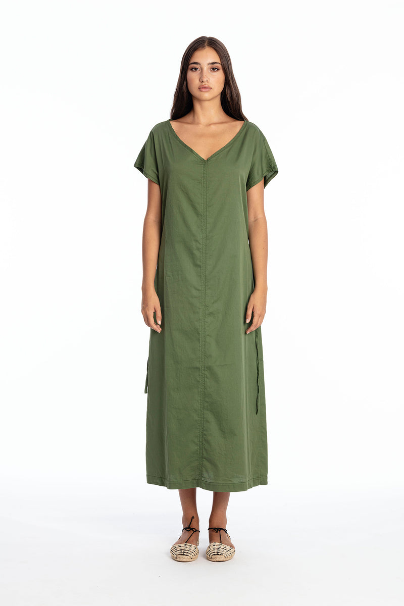 Tessa Satin Kaftankleid