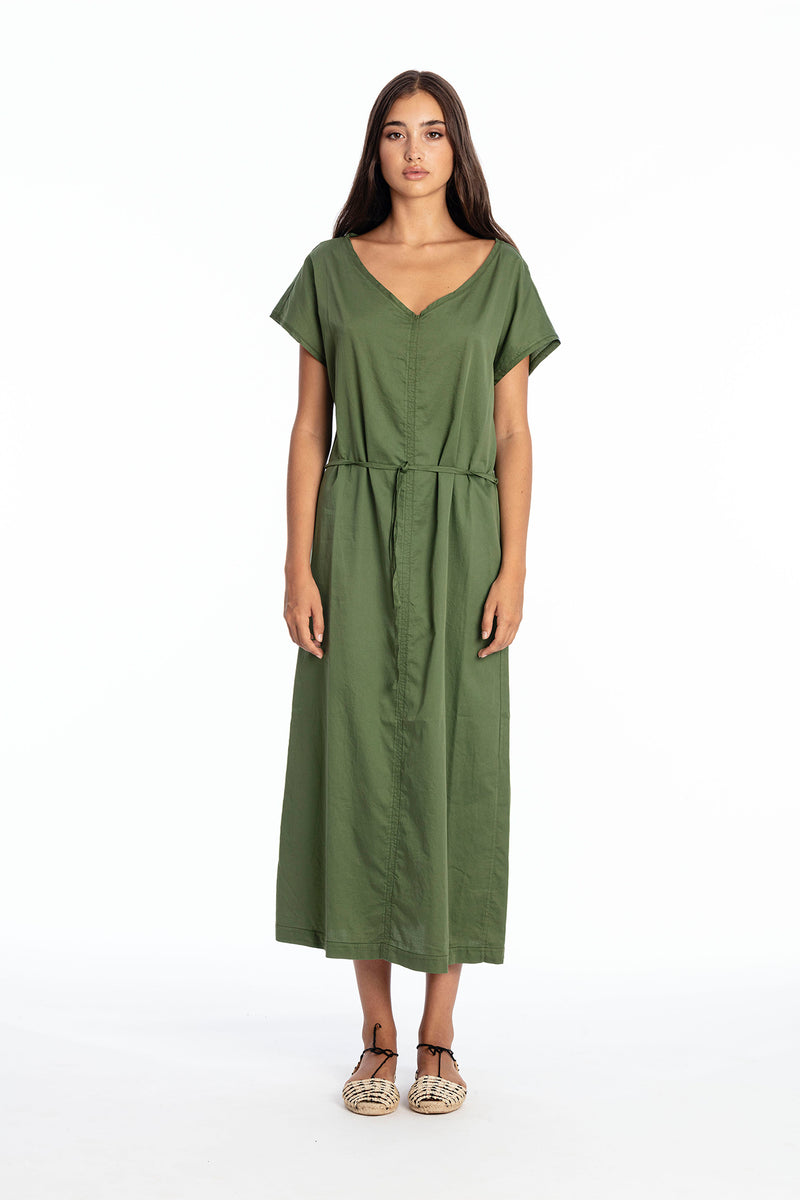 Tessa Satin Kaftankleid