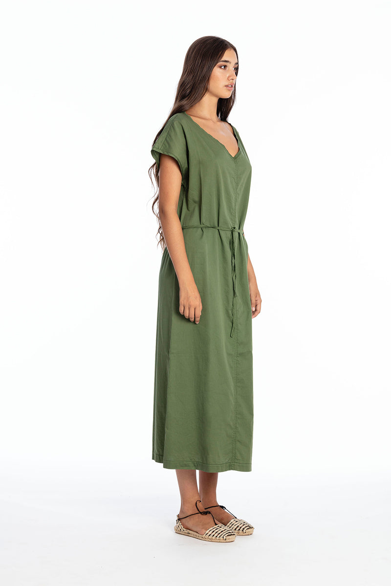 Tessa Satin Kaftankleid