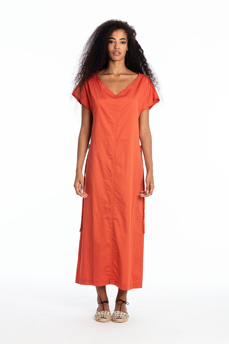 Tessa Satin Kaftankleid
