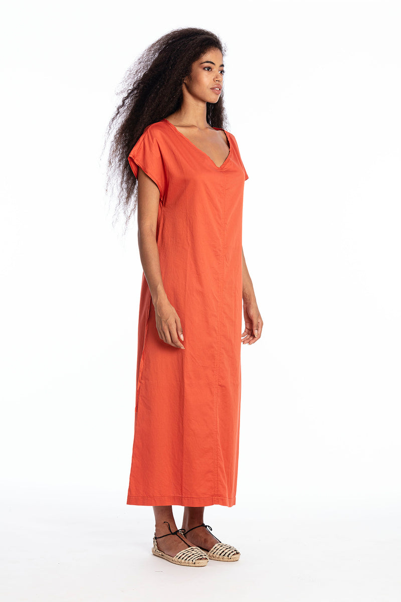 Tessa Satin Kaftankleid