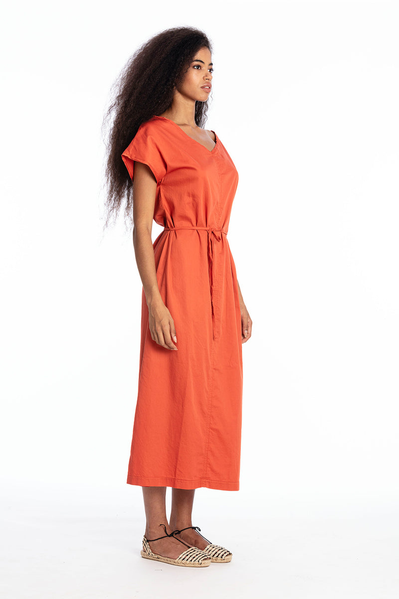 Tessa Satin Kaftankleid