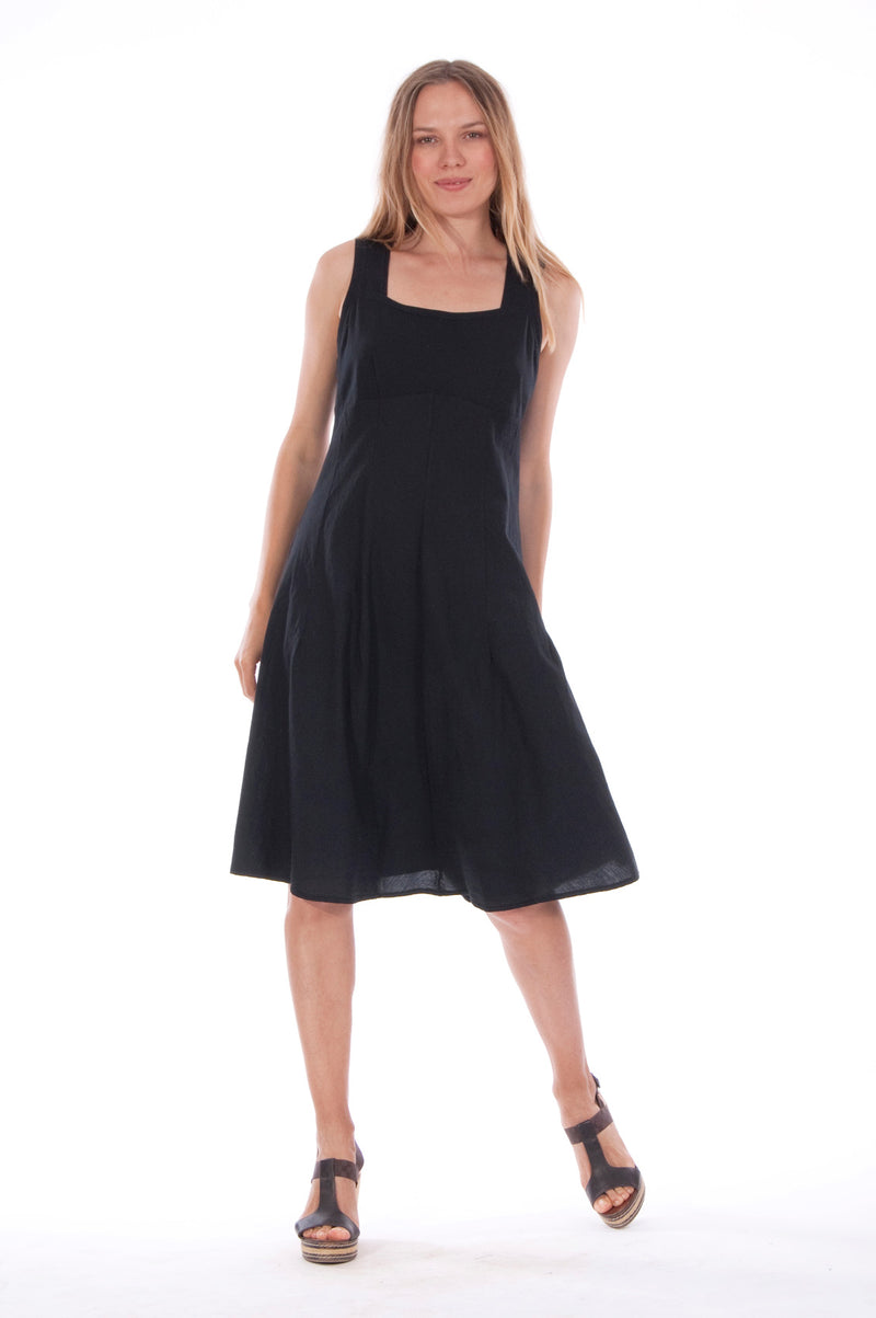Musa - Midi Dress - RV by Elisa F - Colour Black 1