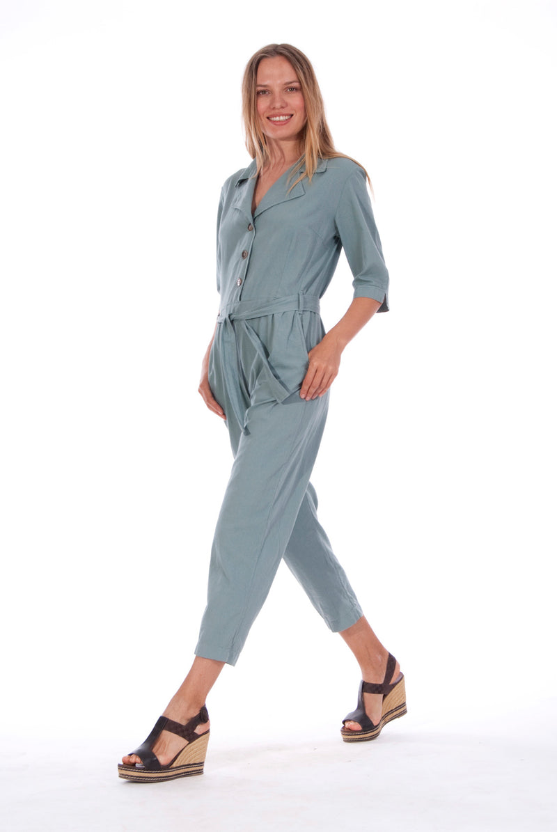 Chic Mono - Jumpsuit - RV by Elisa F - Colour Green 3