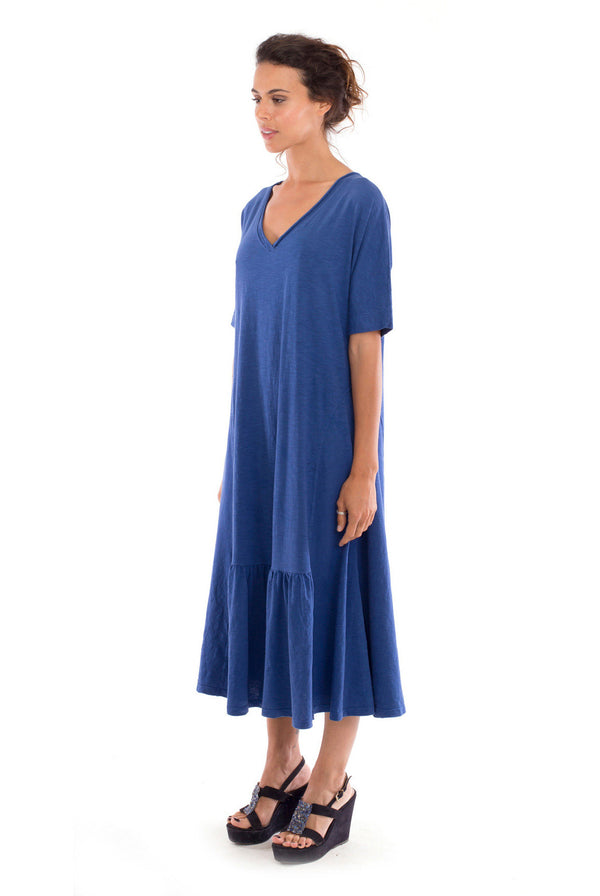 Luna - Long sleeve - Maxi Dress - Colour Blue-- RV by Elisa F 2