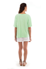 Luna - Top - Colour mint and Creta shorts Colour white 4