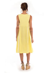Anouk - Midi Dress - Colour Yellow - RV by Elisa F2