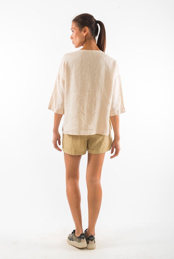 Camisa de lino Ebba
