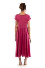 Emma X - Maxi Dress - Colour garnet - RV by Elisa F 3
