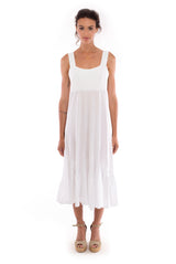 Coco - Midi Dress - Colour White - RV by Elisa F 4