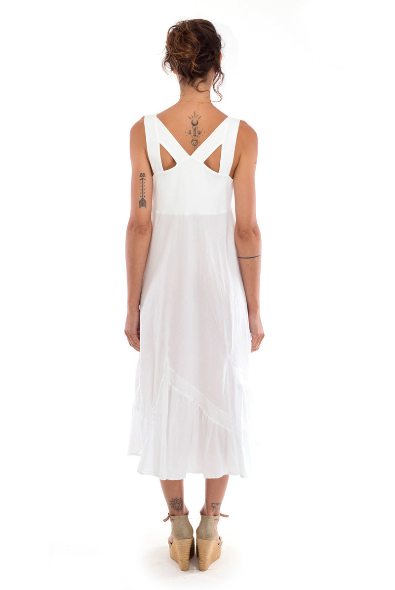 Coco - Midi Dress - Colour White - RV by Elisa F 3