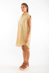 Amalfi NS Linen Shirt Dress