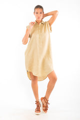 Amalfi NS Linen Shirt Dress