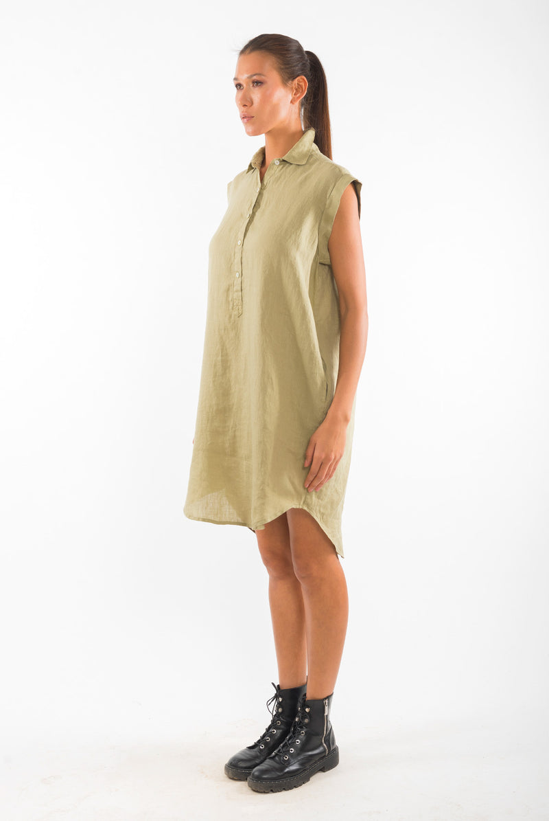 Robe chemise en lin Amalfi NS